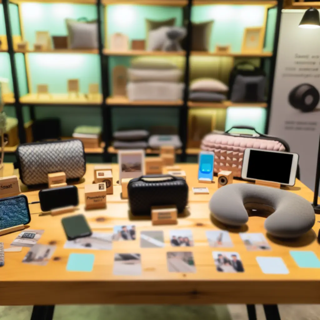 Zestaw ulubionych akcesoriów podróżnych zespołu traveelgear